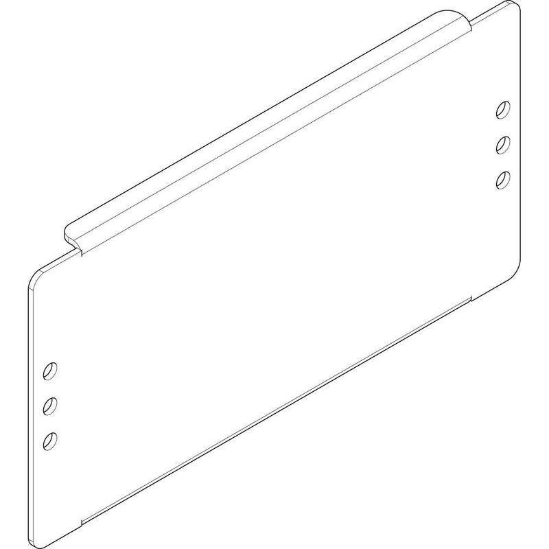 ABN - Montageplatte für Verteilergehäuse Montageplatte FM11N 200x100mm 1FB/1RE