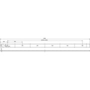 DEHN - Zubehör/Ersatzteile für Erdung und Blitzschutz Anschlussfahne AF 30X3.5 V4 #860430 A B6.5X12 3000