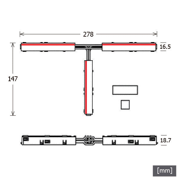 LTS Licht&Leuchten - Elektrisches Zubehör/Ersatzteile für Leuchten L-Verbinder NEOAT/PEOUTL9513KEws weiß