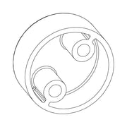 Telemechanique Sensors - Zubehör/Ersatzteile für Positionsschalter Abstandshalter XCSZCR f.XCSDMR