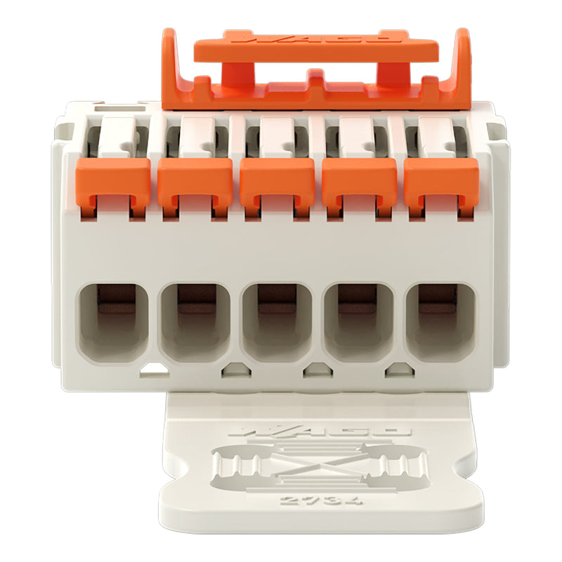 WAGO GmbH & Co. KG - Kabelsteckverbinder für Leiterplattensteckverbinder 1-Leiter-Federleiste 27341105328000300000 PushinCAGECLAMP,lgr − 50 Stück