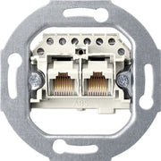 Merten - Einsatz/Abdeckung für Kommunikationstechnik Einsatz ws 465702 UAE 2x8