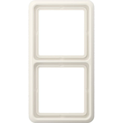 Jung - Abdeckrahmen Rahmen 2-fach ws CD 582 WU W waage/senkrecht