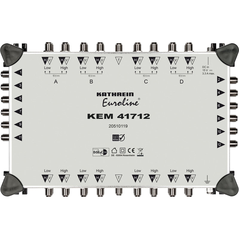 Kathrein - Multischalter Multischalter KEM 41712 17 auf 12 kaskadierb  − 1 Stück
