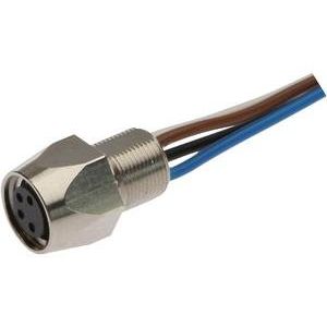 Ipf Electronic - Rundsteckverbinder, Einbau (mit Leitung) Zubehör, Einbaudose AV98A907 komplett 30V