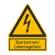 Cimco Werkzeuge - Warn-/Hinweisschild WS Starkstr. Lebensgef. 182732 Gr. 244x200x1