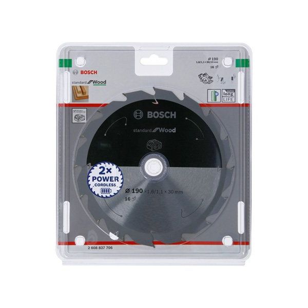 Bosch - Kreissägeblatt PRO Wood cordless 2608837706 Kreissägeblatt 190 x