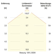 EVN Lichttechnik - Decken-/Wandleuchte LED-Anbauleuchte AP27254425 CCT Switch