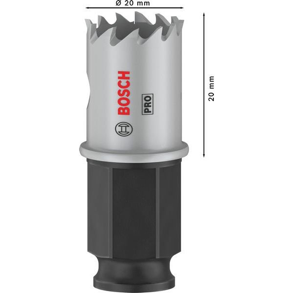 Bosch - Lochsäge PRO Sheet Metal PC Plus 2608594440 Lochsäge, 20 mm