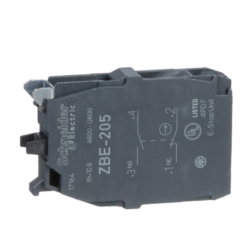 Schneider Electric - Hilfsschalterblock Hilfsschalter ZBE205 1S 1Ö, schraubanschl
