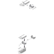 Hera - Mechanisches Zubehör/Ersatzteile für Leuchten LED-Einfräsprofil 1m 61500034118 edelstahloptik