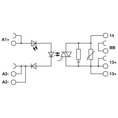 Phoenix Contact - Optokoppler Solid-State-Relaismodul PLC-OSC-24 #2904631 PLC-INTERFACE