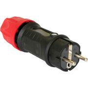 Jäger Fischer - Schutzkontaktstecker 05721-sr vollgummi − 1 Stück