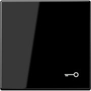 Jung - Abdeckung/Bedienelement für Installationsschalterprogramme Wippe Symbol TÜR sw LS 990 T SW für Taster