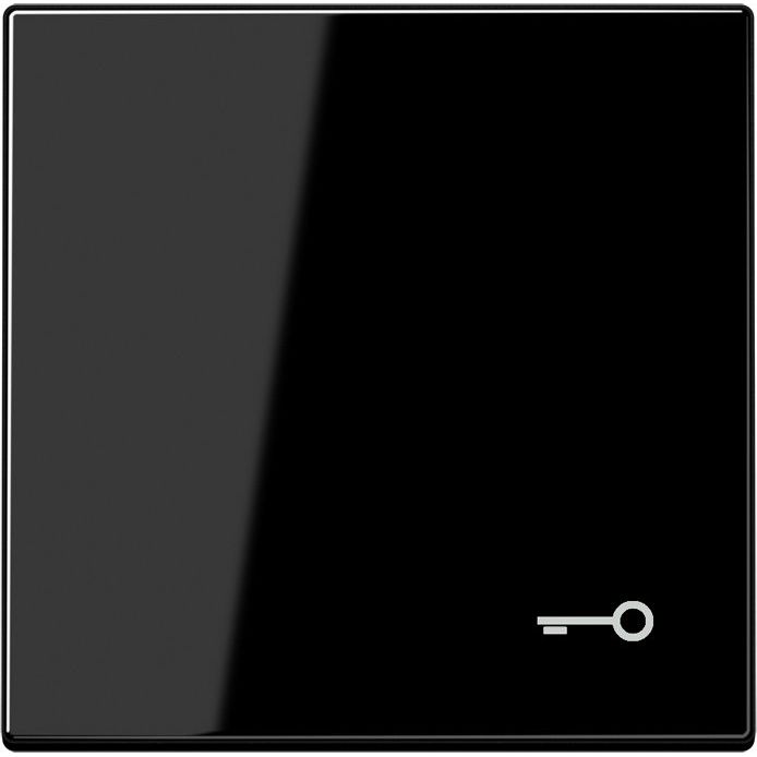 Jung - Abdeckung/Bedienelement für Installationsschalterprogramme Wippe Symbol TÜR sw LS 990 T SW für Taster