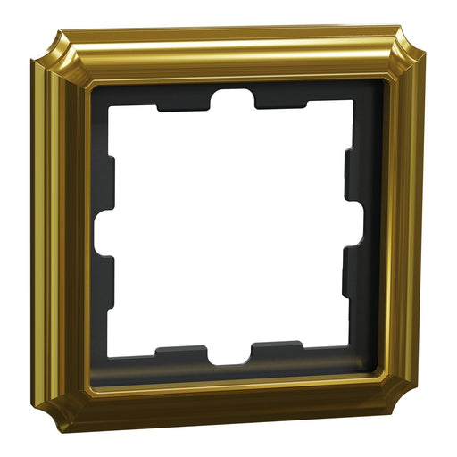 Merten - Abdeckrahmen D-Antik Metallrahmen MEG4010-4741 1-fach, 24k gold
