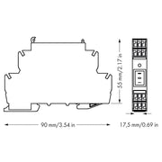 WAGO GmbH & Co. KG - Schaltrelais Relaismodul 789-324 DC 24 V,1 S,grau