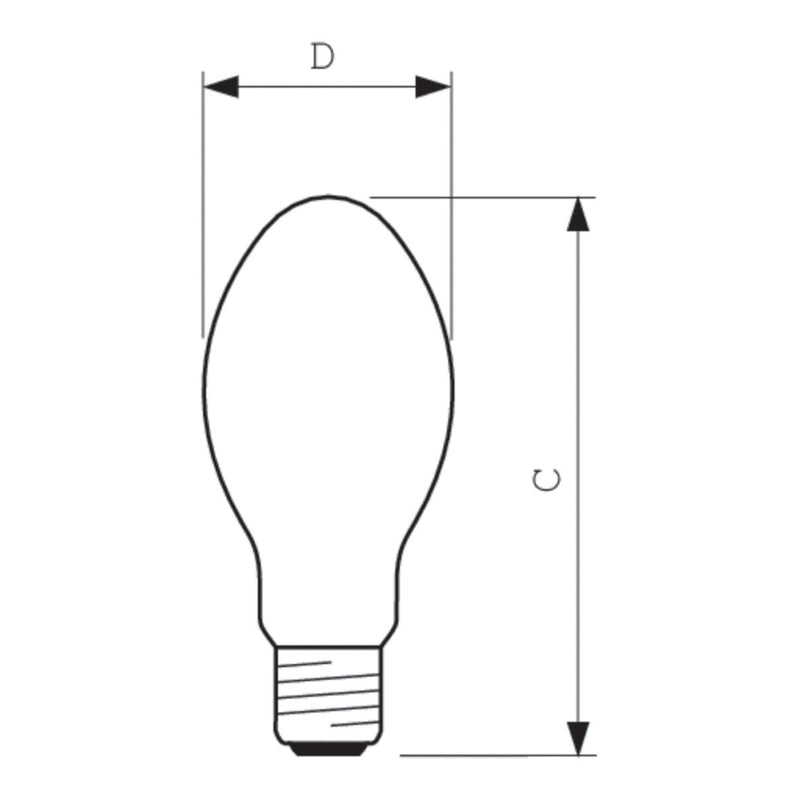 Philips Lighting - Natriumdampf-Hochdrucklampe Entladungslampe SON PIA PLUS 70W E27 − 24 Stück
