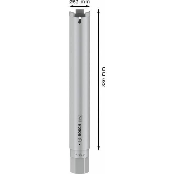 Bosch - Bohrkrone PRO Trockenbohrkrone, 52 x 2608601404 330 mm 1 1/4-Zoll