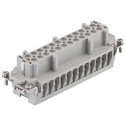 Harting - Kontakteinsatz für Rechtecksteckverbinder Steckverbinder-Einsatz 09330242789 Han 24 E-BU-S, FE AU