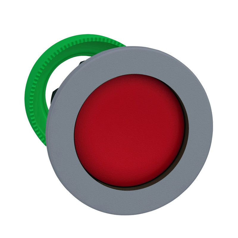 Schneider Electric - Frontelement für Drucktaster Drucktaster, Front ZB5FA46C0 rot, 30mm, in grau