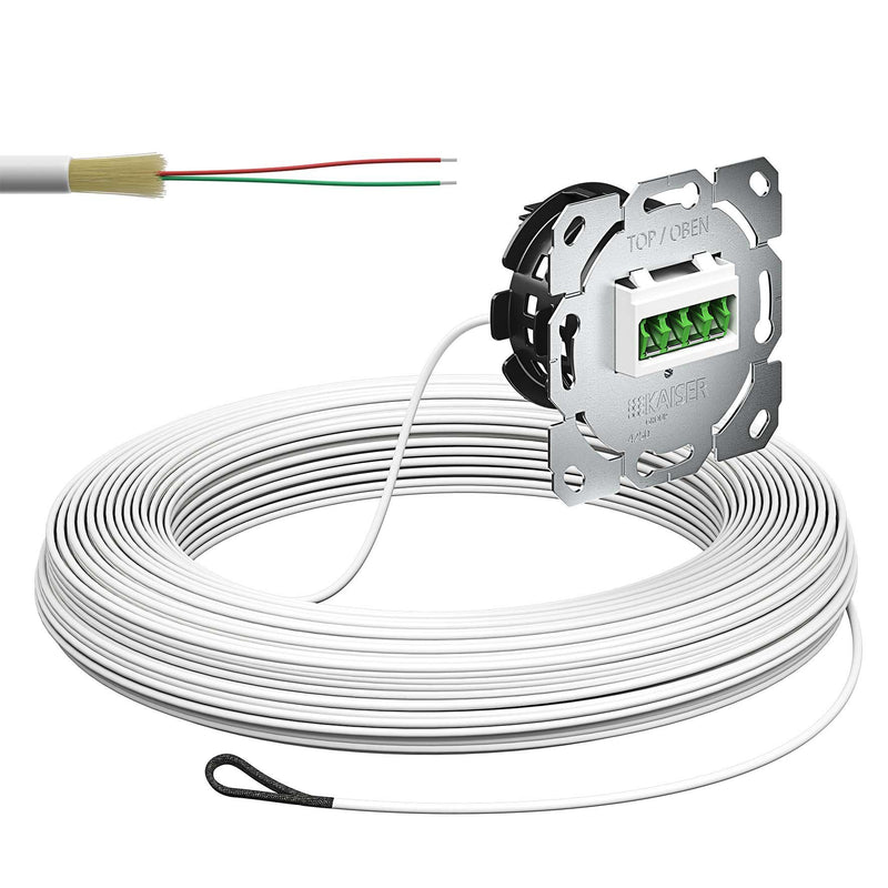 Kaiser - Kommunikationsanschlussdose LWL Teilnehmeranschluss 4250010 L=50m