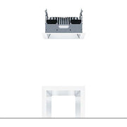 Zumtobel Group - Downlight/Strahler/Flutlicht LED-Deckeneinbauleuchte PANOS EVO #60815891 Q140L 840 230V AL WH