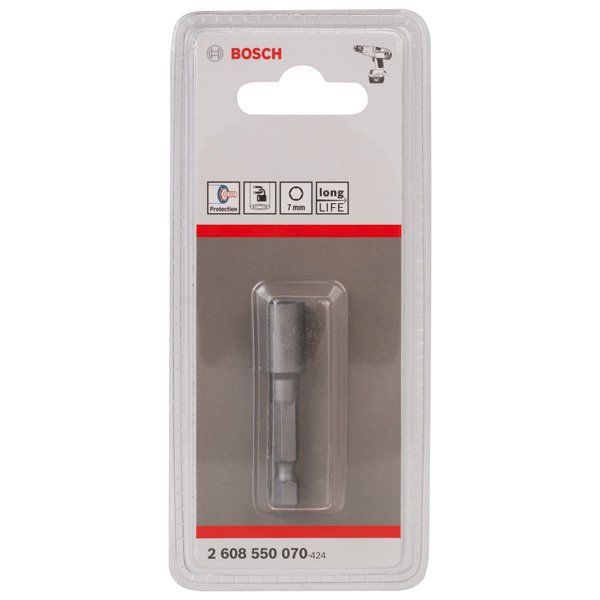 Bosch - Steckschlüssel Steckschlüssel, 50 x 7 mm, 2608550070 M 4, mit Magnet