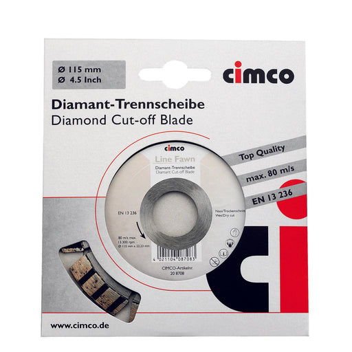 Cimco Werkzeuge - Trenn-/Schleifscheibe Diamanttrennscheibe 208716 D=230mm