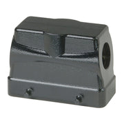 Walther Werke - Gehäuse für Rechtecksteckverbinder Tüllengehäuse P748016 BHT16 65mm hoch,sw