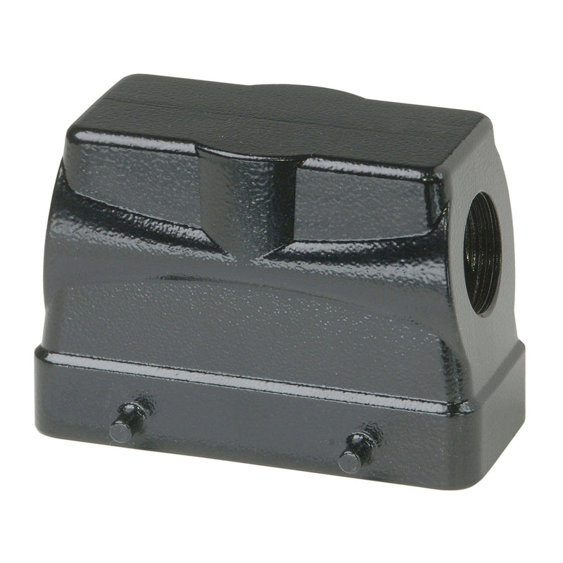 Walther Werke - Gehäuse für Rechtecksteckverbinder Tüllengehäuse P748016 BHT16 65mm hoch,sw
