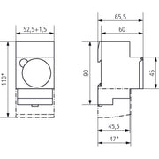 Theben - Verteilerschaltuhr analog Quarzschaltuhr SUL 188g 2W, Tag
