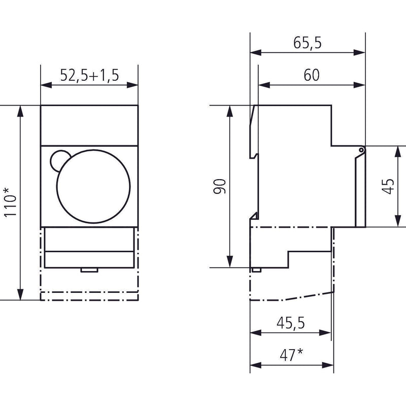 Theben - Verteilerschaltuhr analog Quarzschaltuhr SUL 188g 2W, Tag
