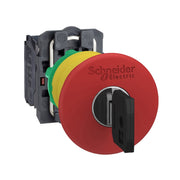 Schneider Electric - NOT-AUS-Taster, Komplettgerät Not-Aus-Taster XB5AS9445 1S 1Ö