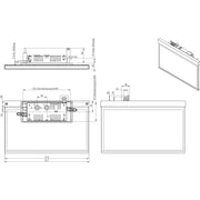 RP-Technik - Hinweisleuchte LED-Rettungszeichenleuchte AXR401SC EB 1h, SC