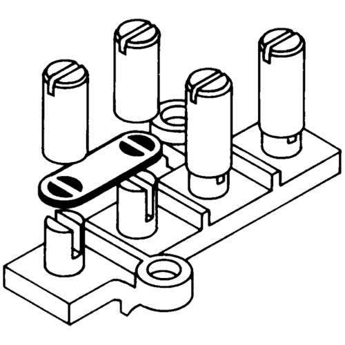 Stahl - Zubehör/Ersatzteile für Niederspannungs-Schalttechnik Lasche 8118 L=20,2 133366