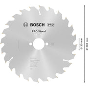 Bosch - Kreissägeblatt PRO Wood Kreissägeblatt, 2608640618 200 x 2,8 x 30 mm