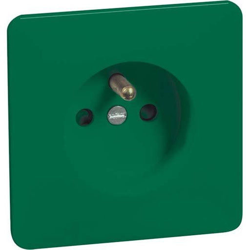 Peha - Schalter-/Steckdosenkombination Steckdose gn Erdungsstift B 80.6671 SI GRÜN 16A 250V 2-pol