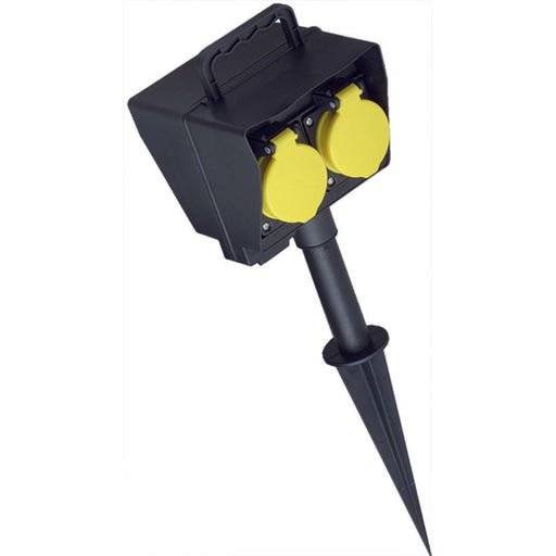 Bachmann - Mehrfachsteckdose Gartensteckdose 394.182 2,00m sw