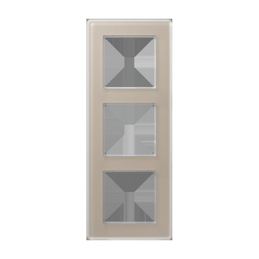 Jung - Abdeckrahmen Glasrahmen 3fach AV 583 GLM CH champagner (Glas) − 1 Stück by Jung

