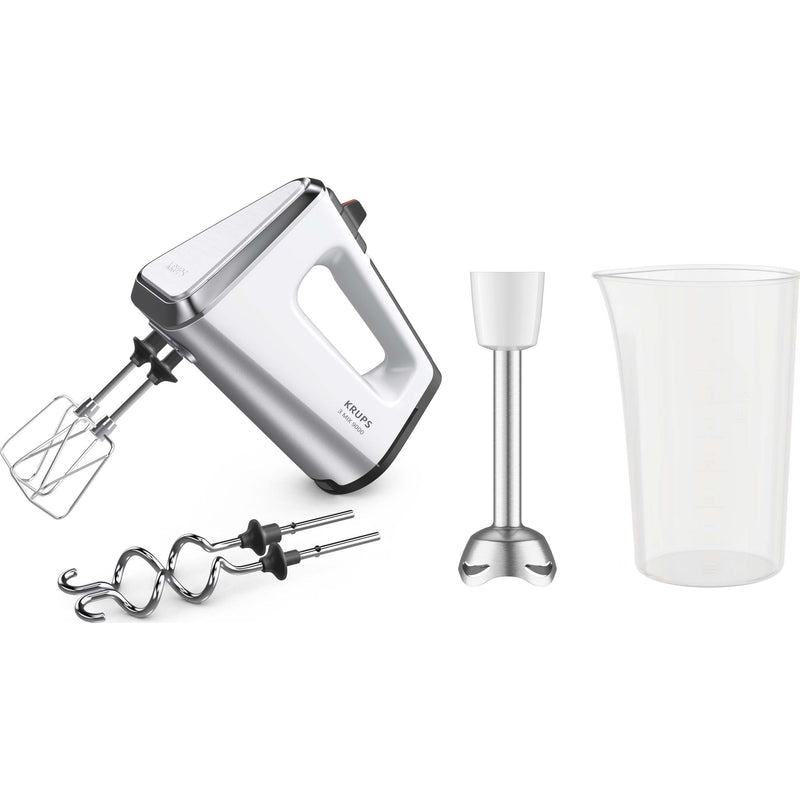 Krups - Rühr-/Mixgerät Handmixer m.Mixstab GN9121 ws/si 3Mix 9000  − 1 Stück
