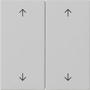 Gira - Abdeckung/Bedienelement für Installationsschalterprogramme Wippe 2-fach 5387015 Grau