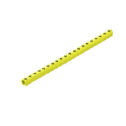 Weidmüller - Kabelmarkierungssystem Leitermarkierer CLI O10-3 GE/SW Ö MP 3x4mm,PVC,weich,gelb − 200 Stück