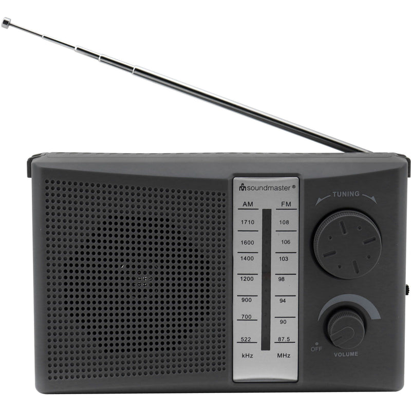 Soundmaster - Radio UKW/MW Kofferradio TR490SW sw Netz/Batteriebetrieb − 2 Stück