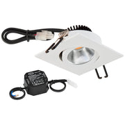 EVN Lichttechnik - Downlight/Strahler/Flutlicht LED-Deckeneinbauleuchte PC24N90102 ws 3000K 230V IP20
