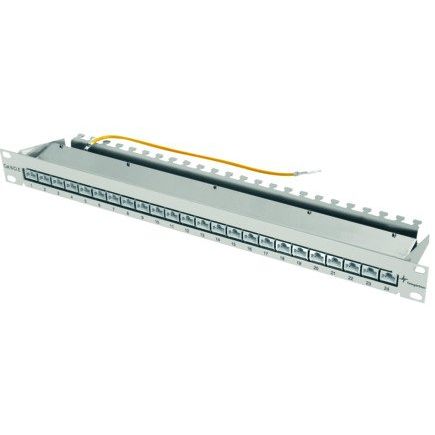 Telegärtner - Patchpanel Kupfer 19Z.Patch Panel 1HE gr 100007018 MPP24-HS Cla. EA500