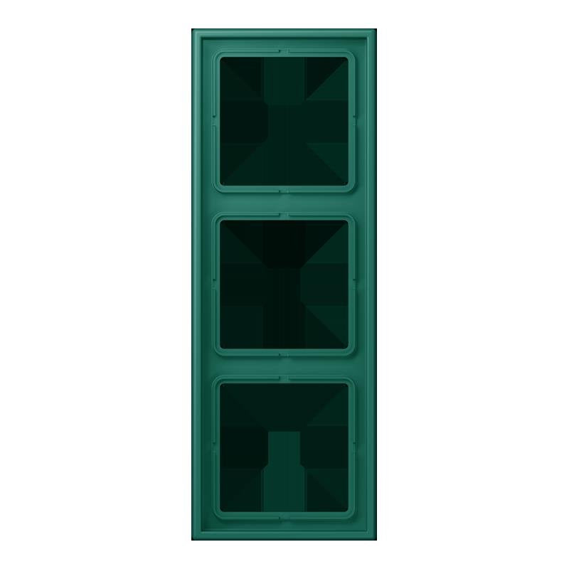 Jung - Abdeckrahmen Rahmen 3-fach LC 983 216 vert anglais