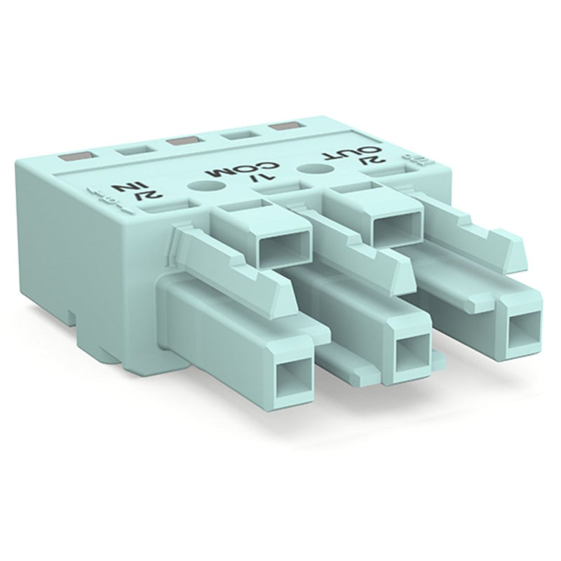 WAGO - Steckverbinder für steckbare Gebäudeinstallation Buchse 770-1243/076-000 3-pol. 4mm² Kod. B − 100 Stück