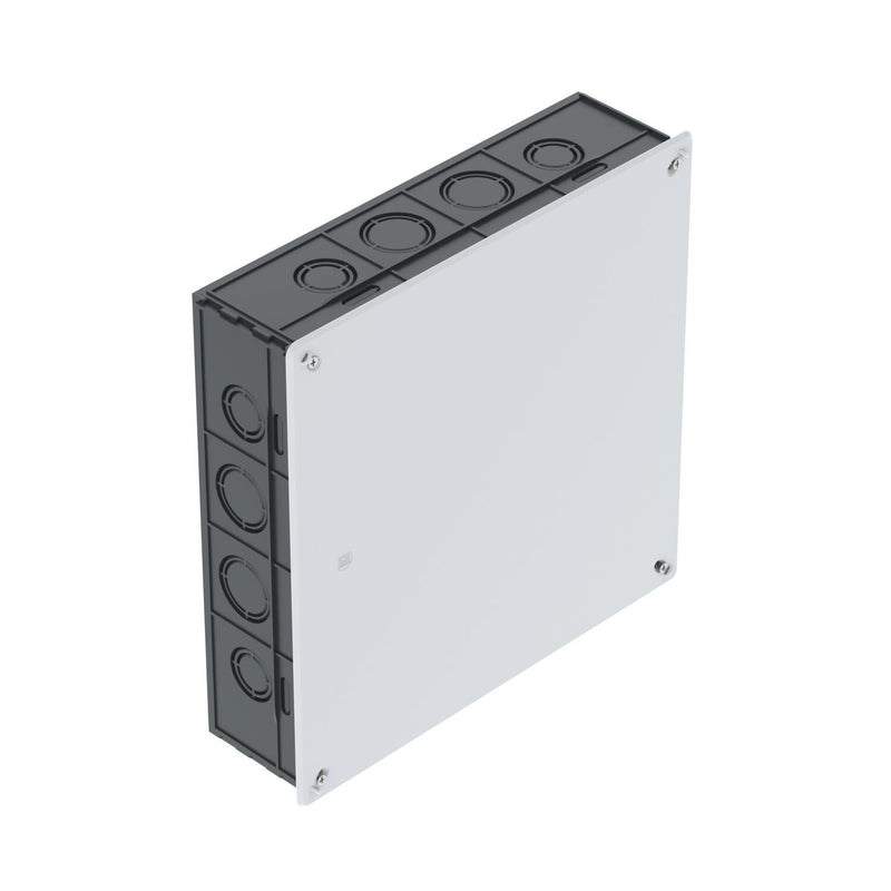 OBO Bettermann - Dose, Gehäuse für Montage in der Wand/Decke Verbindungskasten UV 250 K up 250x250x65, sw − 10 Stück