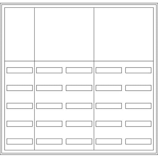 ABN - Gehäuse/Schaltschrank (leer) Wandgehäuse SP58RK053 IP54 SK2 schutzisol